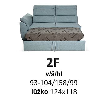 Sedací souprava MELANIA 2F-OT
