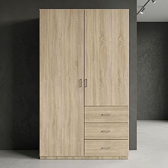 Skříň NEPTUN (M) 2D šatní, 100cm