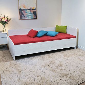 Postel TOBY 110cm, s roštem a s úložným prostorem