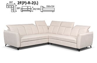 Sedací souprava ROSSO 2F-R-2