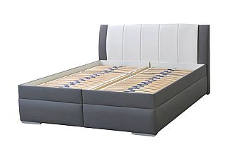 Postel BIBIANA 2 160cm, s roštem a s úložným prostorem