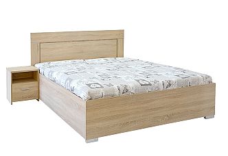 Postel DAXTON 2 180cm, s roštem a s úložným prostorem