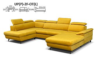 Sedací souprava LILI OT-2F-UP ve tavru 