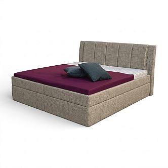 Postel BIBIANA 2 160cm, s roštem a s úložným prostorem