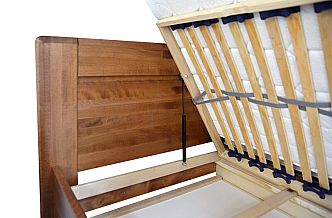 Postel ELZA 2 160cm, s roštem a s úložným prostorem