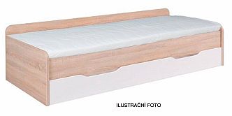 Postel TWINS s přistýlkou 90cm, s roštem