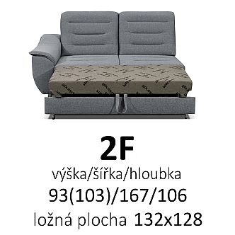 Sedací souprava BALBOA 2F-R-1 (AKCE)