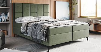 Postel VENICE 160cm, s matracemi, s roštem a s úložným prostorem