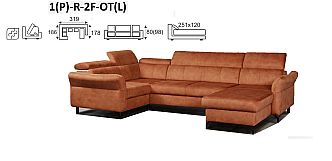 Sedací souprava STARK 2F-R-1