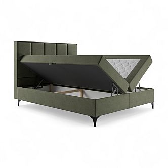 Postel VENICE 140cm, s matracemi, s roštem a s úložným prostorem