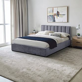 Postel MONTREAL 140cm, s roštem a s úložným prostorem