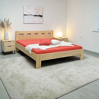 Postel SIMPLY 2 180cm, s roštem a s úložným prostorem