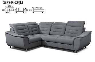 Sedací souprava BALBOA 2F-R-1 (AKCE)