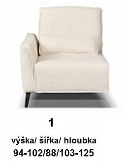 Sedací souprava MODUS 2-R-1