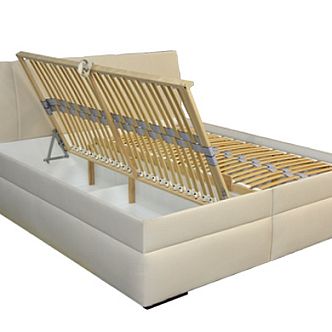 Postel MINETA PLUS 2 160cm, s roštem a s úložným prostorem