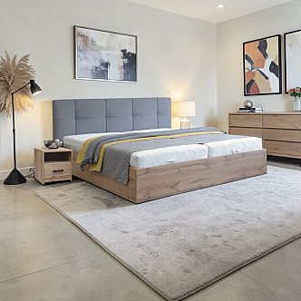 Postel GERDA 2 180cm, s roštem a s úložným prostorem