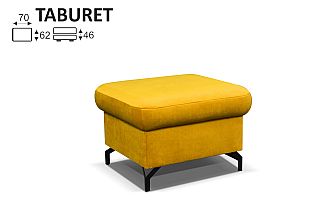 Taburet LILI 70x62cm