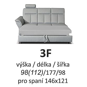 Sedací souprava THOMAS 3F-R-2