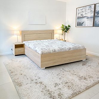 Postel DAXTON 2 180cm, s roštem a s úložným prostorem