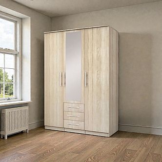 Skříň ROMA LUX 3 šatní, 150cm