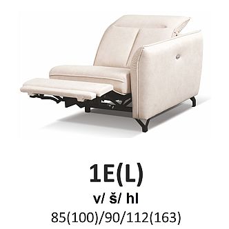 Sedací souprava ROSSO OT-2F-R-1-BR-1E