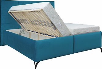 Postel ORIANA 2 180cm, s roštem a s úložným prostorem 