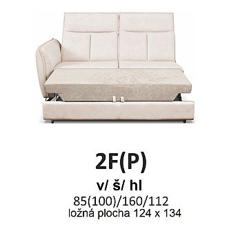 Sedací souprava ROSSO 2F-R-1-BR-1E